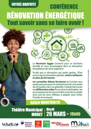 LA TURBINE - MURETAIN AGGLO - RENOVATION ENERGETIQUE-MARDI 26 MARS