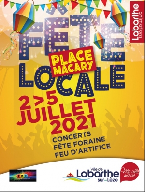 Fête locale : les 2, 3, 4 et 5 juillet 2021