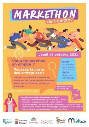 Jeudi 14 octobre 2021, rendez-vous pour le markethon de l&#039;emploi