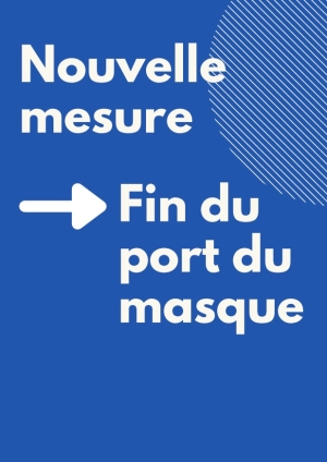 A partir du samedi 9 octobre : Fin de l’obligation du port du masque dans les lieux soumis à l’obligation du pass sanitaire en Haute-Garonne