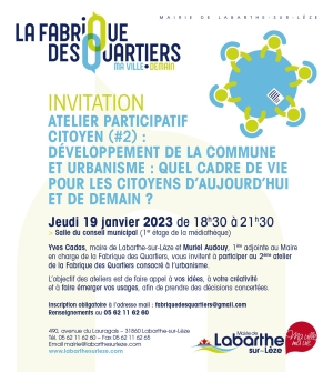 Report - atelier de la Fabrique des quartiers