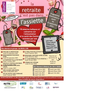 Atelier cuisine - La retraite, c&#039;est pas dans l&#039;assiette