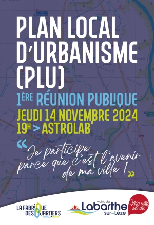 RÉVISION DU PLAN LOCAL D&#039;URBANISME (P.L.U) | 1ERE RÉUNION PUBLIQUE