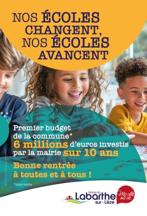 Nos écoles changent, nos écoles avancent !