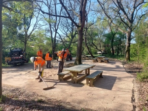 Travaux Parc de la Lèze