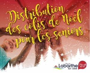 Distribution des colis de noël pour les seniors