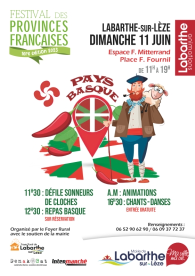 Le Pays Basque s&#039;invite à Labarthe-sur-Lèze le dimanche 11 juin