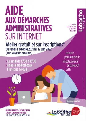 Aide aux démarches administratives sur internet