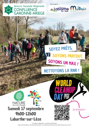 Rendez-vous le samedi 17 septembre 2022 pour le World Clean Up Day