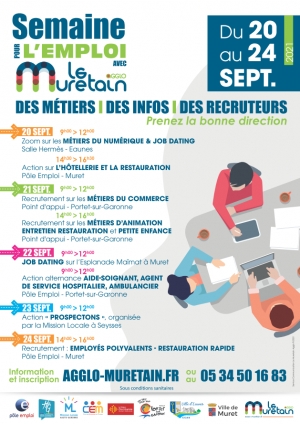 Semaine de l&#039;emploi du 20 au 24 septembre 2021