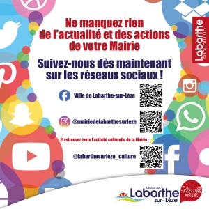 VOTRE MAIRIE SUR LES RÉSEAUX SOCIAUX