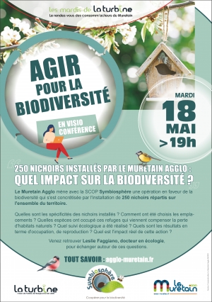 Les mardis de la turbine du Muretain Agglo: Agir pour la biodiversité