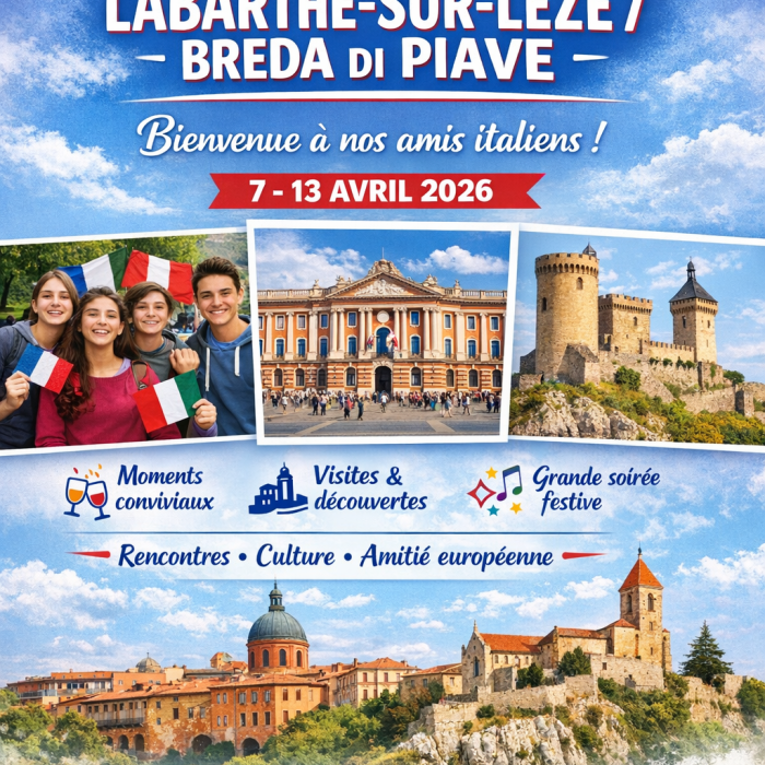 Jumelage Labarthe-sur-Lèze et Breda di Piave