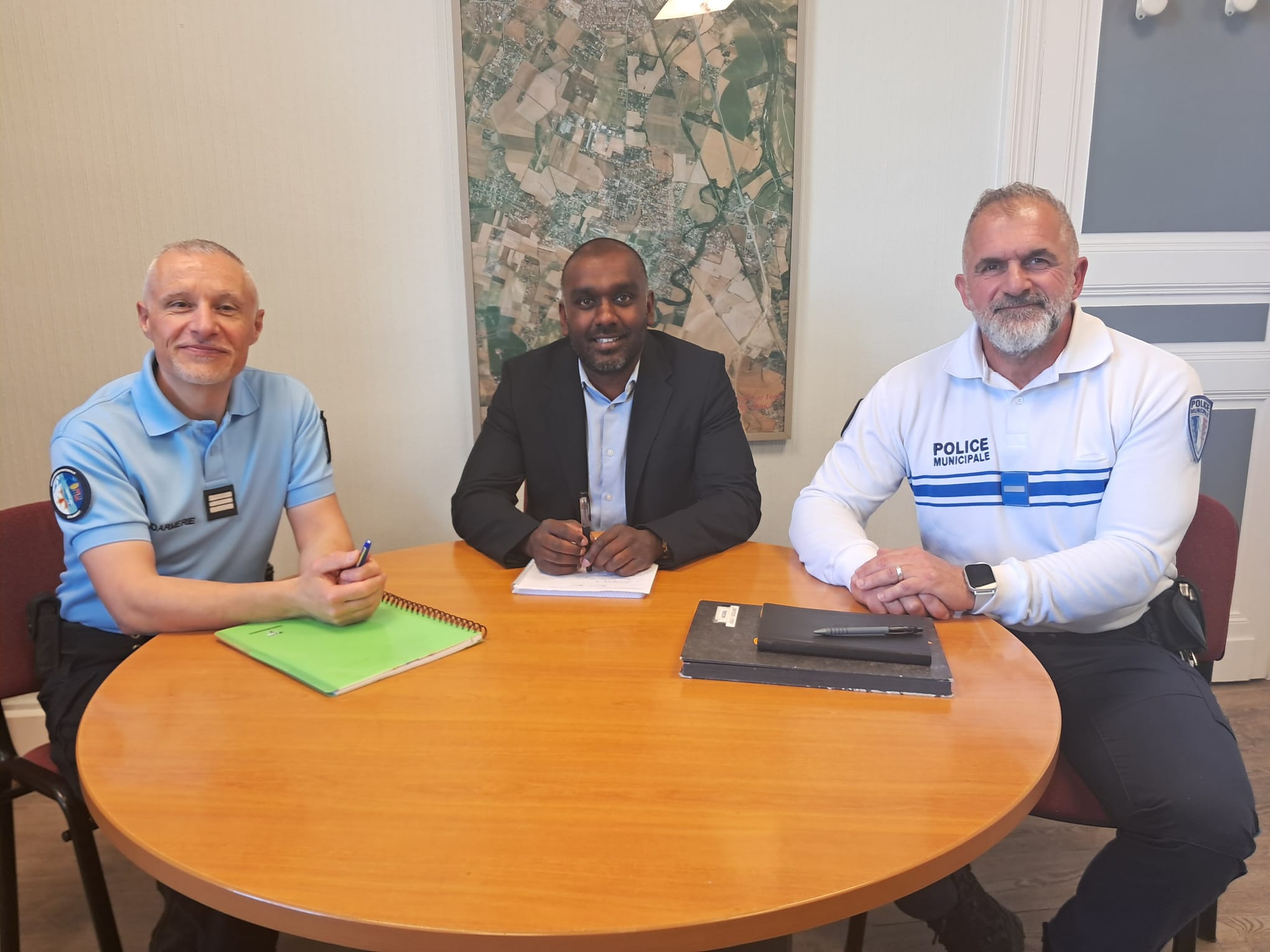 Rencontre Tri Partite Gendarmerie - Municipalité - Police Municipale