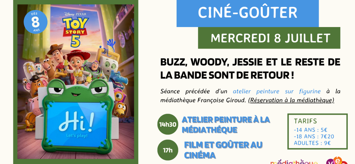 Ciné-goûter Toy Story - Format carton FLAT
