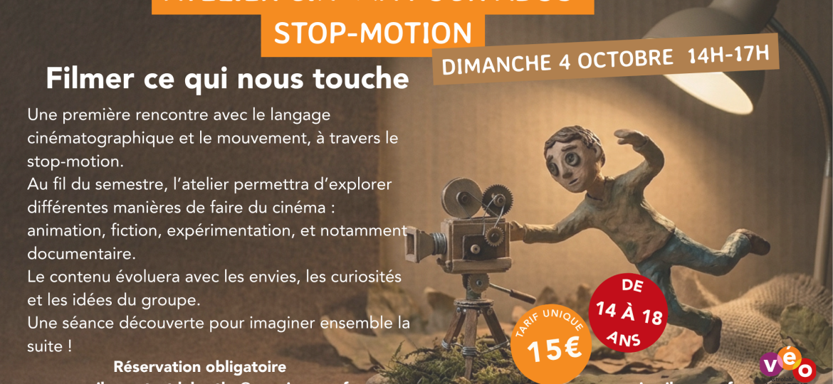 Atelier Stop-motion TEXTE - Format carton FLAT