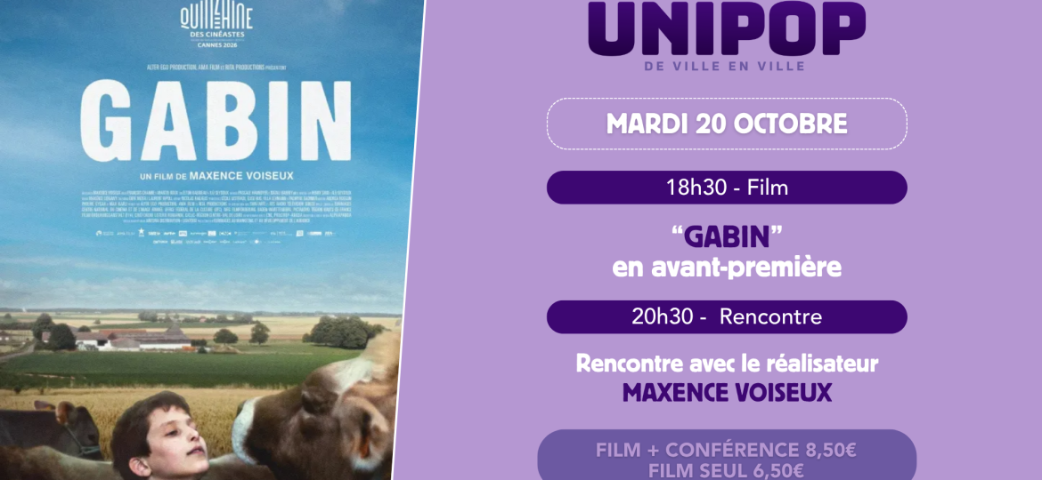 UNIPOP Gabin - Format carton Flat